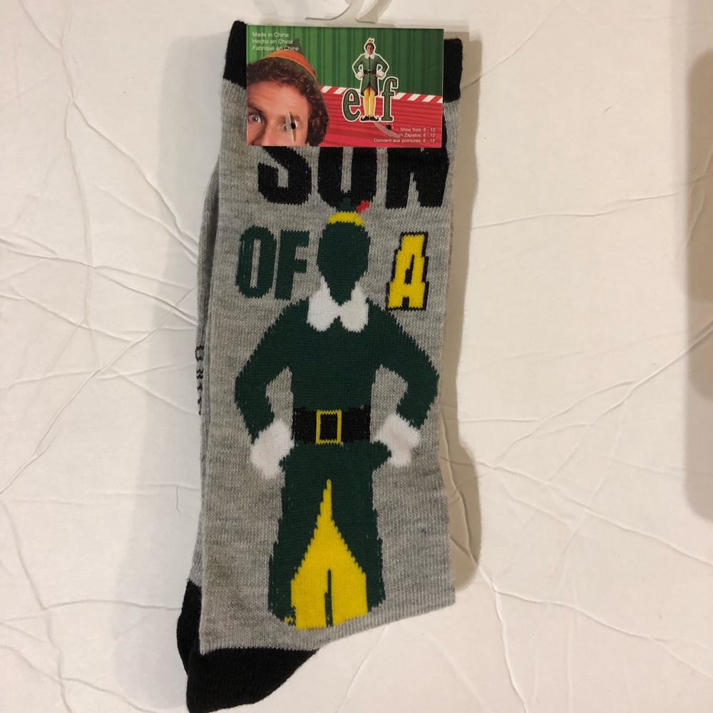 Son of a Elf Holiday Sock